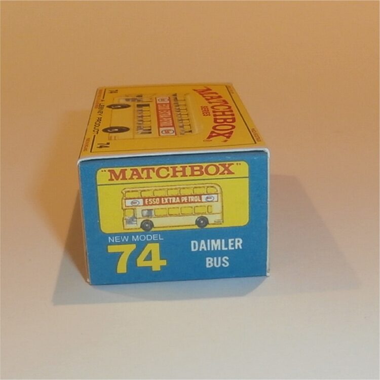 Matchbox Lesney 74 d Daimler Bus Cream Livery E Style Repro Box