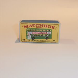 Matchbox Lesney 74 d Daimler Bus Green Livery E Style Repro Box