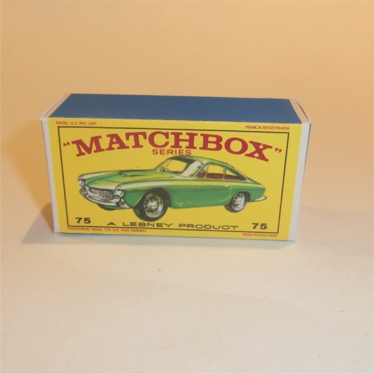 Matchbox Lesney 75b Ferrari Berlinetta E Style Repro Box