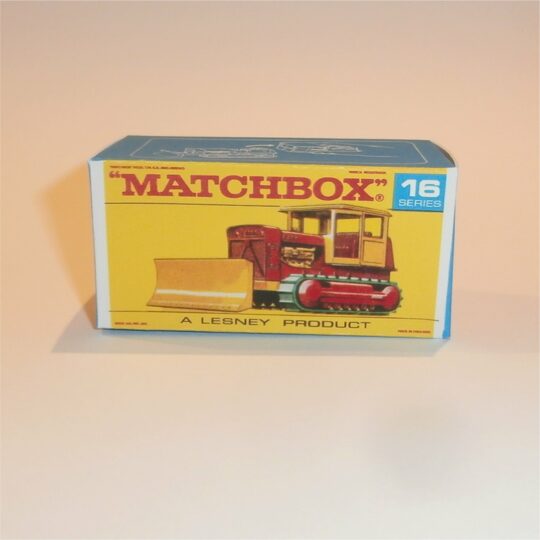 Matchbox Lesney 16d Case Tractor F Style Repro Box