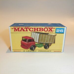 Matchbox Lesney 26c GMC Tipper Truck F Style Repro Box