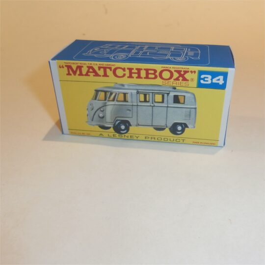 Matchbox Lesney 34d Volkswagen Camper F Style Repro Box