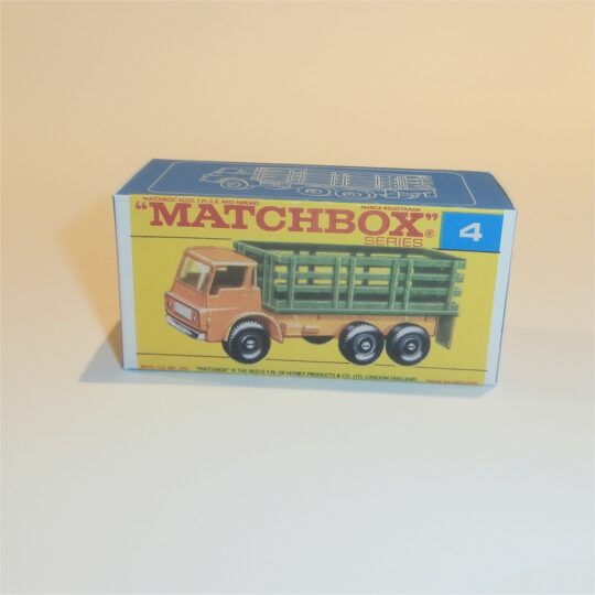 Matchbox Lesney 4d Dodge Stake Truck F Style Repro Box