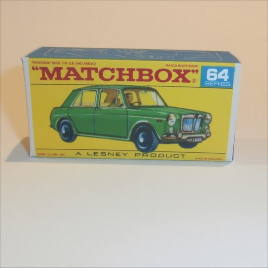 Matchbox Lesney 64b Morris MG 1100 F Style Repro Box