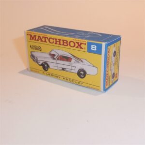 Matchbox Lesney 8e Ford Mustang Coupe F Style Repro Box