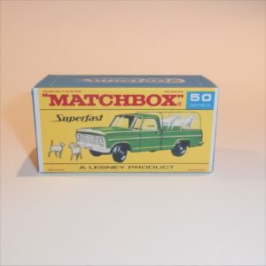 Matchbox Lesney Matchbox Lesney Superfast 50 d Ford Kennel Truck Transitional F Style Repro BoxSuperfast 50 d Ford Kennel Truck Transitional F Style Repro Box