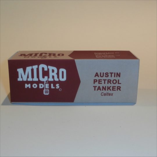 Micro Models Brentoy Austin Tanker Truck Caltex Petrol Repro Box