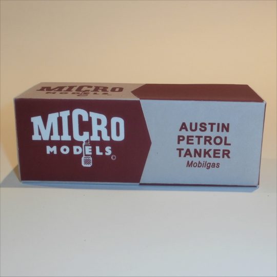Micro Models Brentoy Austin Tanker Truck Mobil Petrol Mobilgas Repro Box