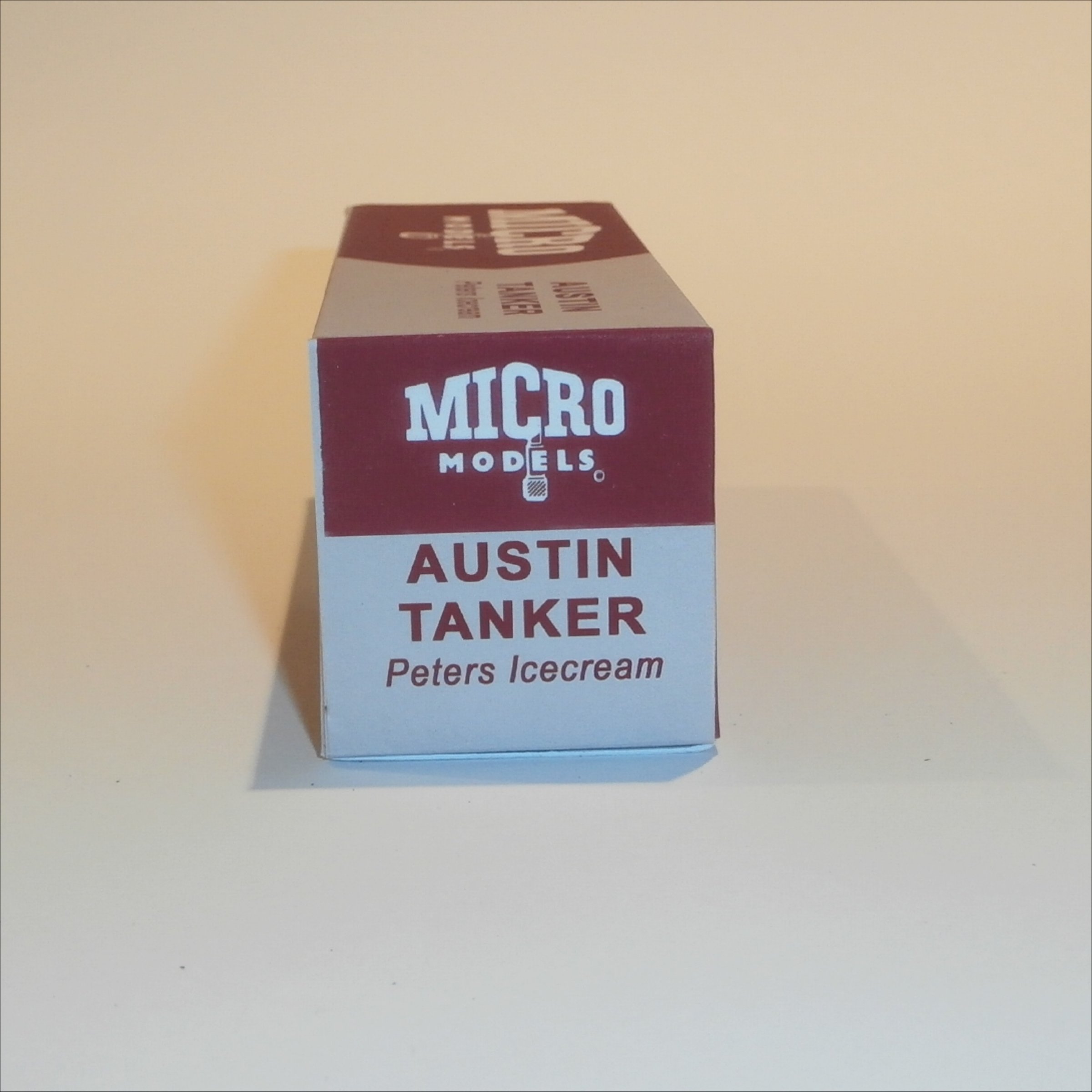 Micro Models Brentoy Austin Tanker Truck Peters Icecream Repro Box