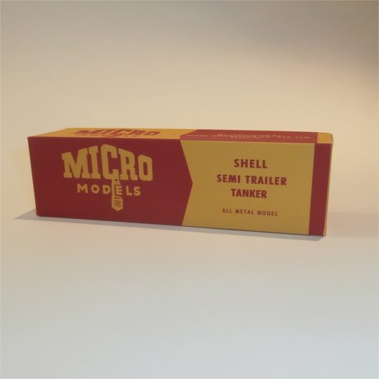 Micro Models G27 Commer Semi-Trailer Tanker "Super Shell with ICA" Reproduction Box