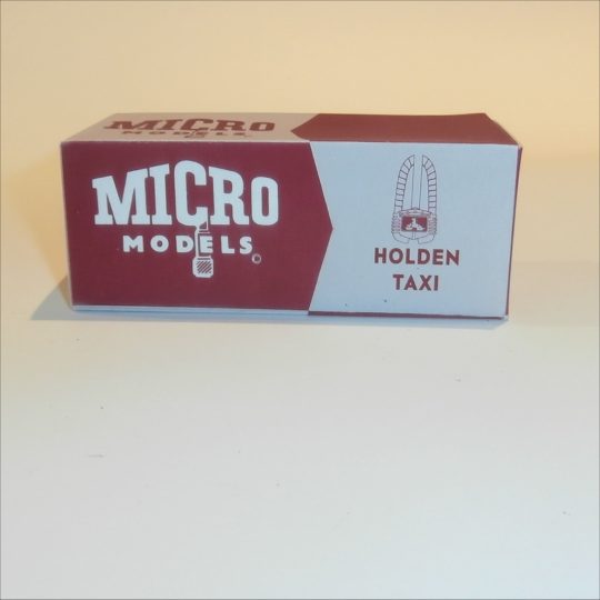 Micro Models GB-9 Holden Sedan Taxi Cab 48-215 FX Reproduction Box