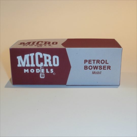 Micro Models Brentoy Austin Tanker Truck Mobil Mobilgas Petrol Bowser Repro Box