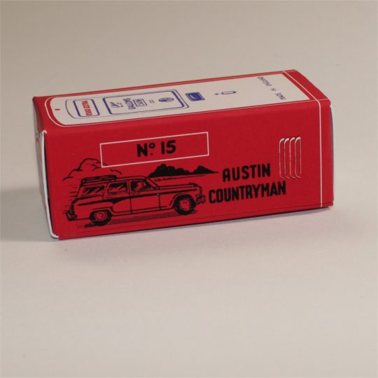 Morestone Budgie Esso Petrol Pump Series 15 1954 Austin Countryman Repro Box