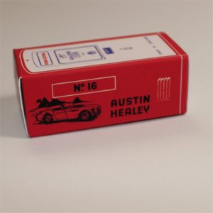 Morestone Budgie Esso Petrol Pump Series 16 1955 Austin Healey 110M Repro Box