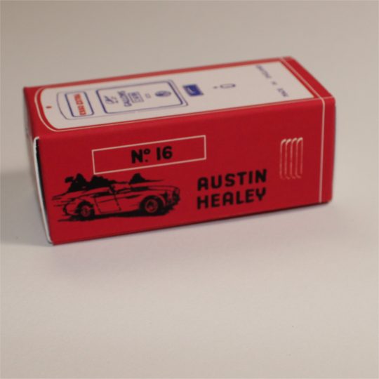 Morestone Budgie Esso Petrol Pump Series 16 1955 Austin Healey 110M Repro Box