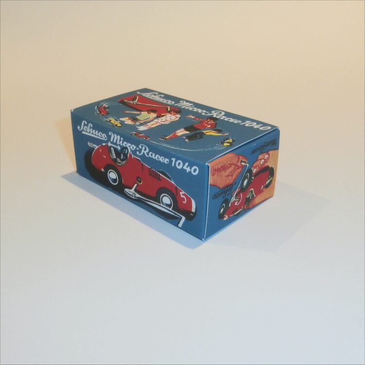 Schuco Clockwork Micro Racer 1040 Empty Repro Box