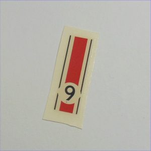 Corgi Toys  303 304 Mercedes 300SL Racing Stripe with RN#9 Decal