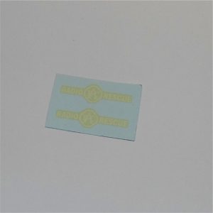 Corgi Toys 416a Land Rover RAC Radio Rescue Early Tin Base Decals