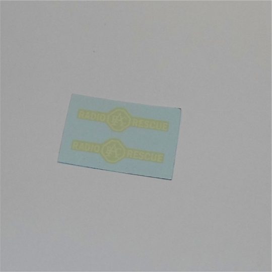 Corgi Toys 416a Land Rover RAC Radio Rescue Early Tin Base Decals