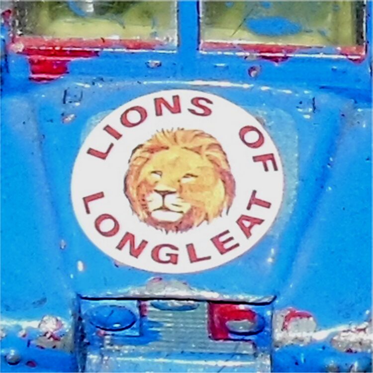 Corgi Toys Gift Set 8 Lions of Longleat Land Rover Sticker