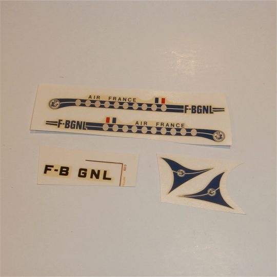 Dinky Toys 706 Vickers Viscount Airliner Air France Complete Decal Set
