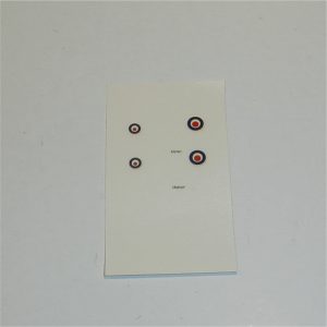 Dinky Toys 70e 732 Gloster Meteor Roundels Decal Set