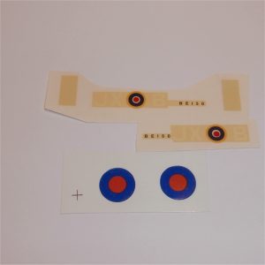 Dinky Toys 718 Hawker Hurricane JX B Squadron Decal Set