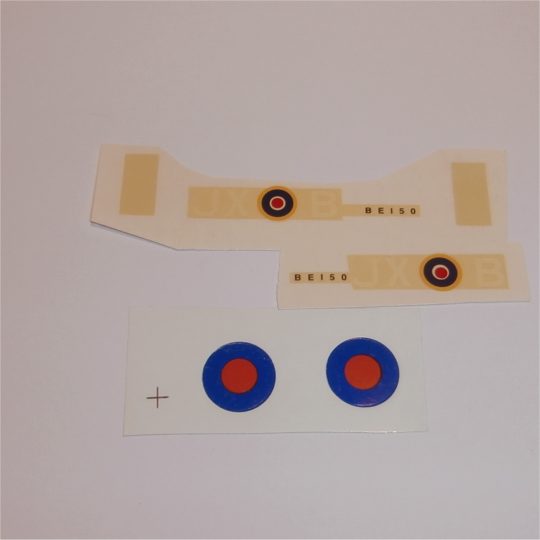 Dinky Toys 718 Hawker Hurricane JX B Squadron Decal Set