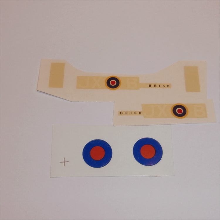 Dinky Toys 718 Hawker Hurricane JX B Squadron Decal Set