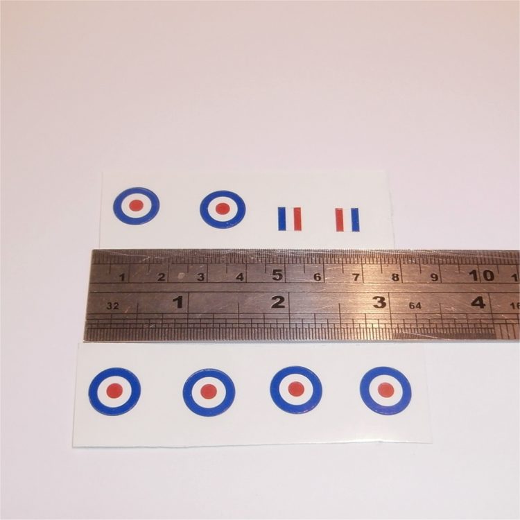 Dinky Toys 722 Hawker Harrier Jump Jet Sticker Set