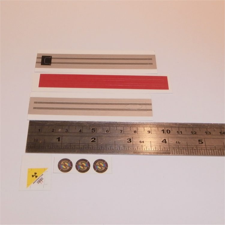 Dinky Toys 105 Maximum Security Vehicle MSV Spectrum Sticker Set