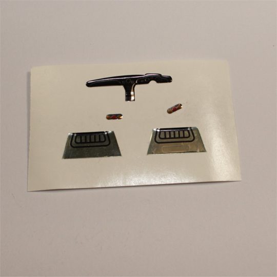 Dinky Toys 110b Aston Martin DB5 Interior Dashboard Door Panels and Taillight Stickers