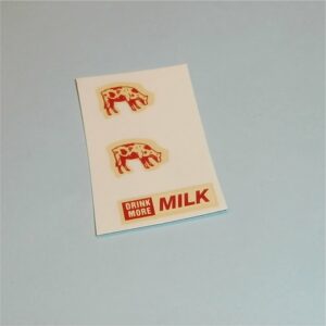 Matchbox Lesney 21 c2 Milk Delivery Van Cow Logo Decal Set