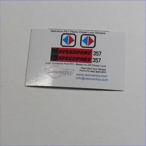 Matchbox Lesney 24f3 Diesel Shunter Loco Train Engine Speedport Stickers