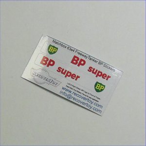 Matchbox Lesney 63e4 Freeway Gas Tanker BP Super Petrol Sticker Set