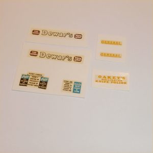 Matchbox Yesteryear 2a 1911 B Type Motorbus Dewars Pre-cut Decal Set
