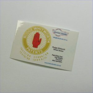 Automotive Rudge-Whitworth Wheel Sticker
