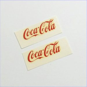 Generic 1:43 Scale Delivery Van Coca-Cola Decals