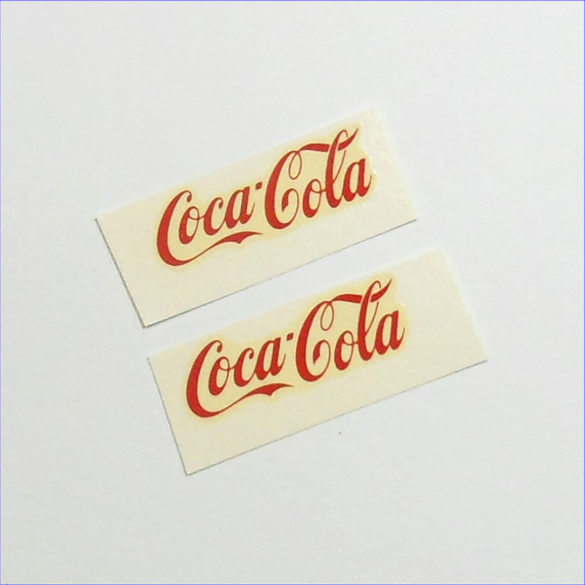 Generic 1:43 Scale Delivery Van Coca-Cola Decals