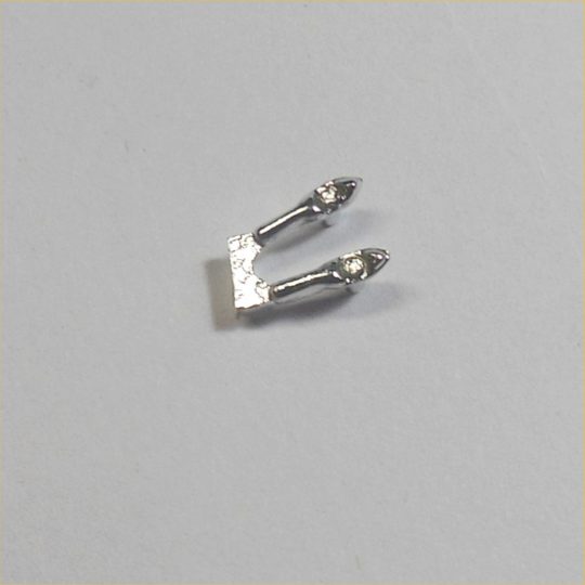 Dinky Toys 2162 2253 2214 Ford Capri Chrome Door Handles Pair