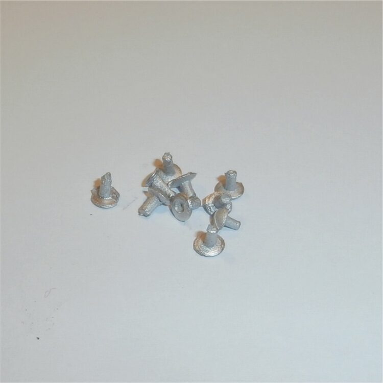 Corgi Toys Dinky Toys Restoration Metal Rivet Heads Small 10 Pack 2mm Head