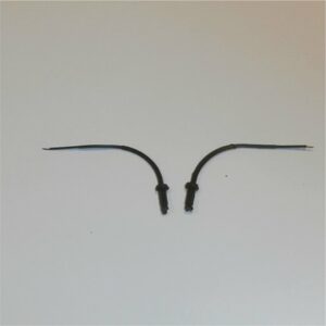 Scale Aerials 1:43 Pair of Curved Black Antennas