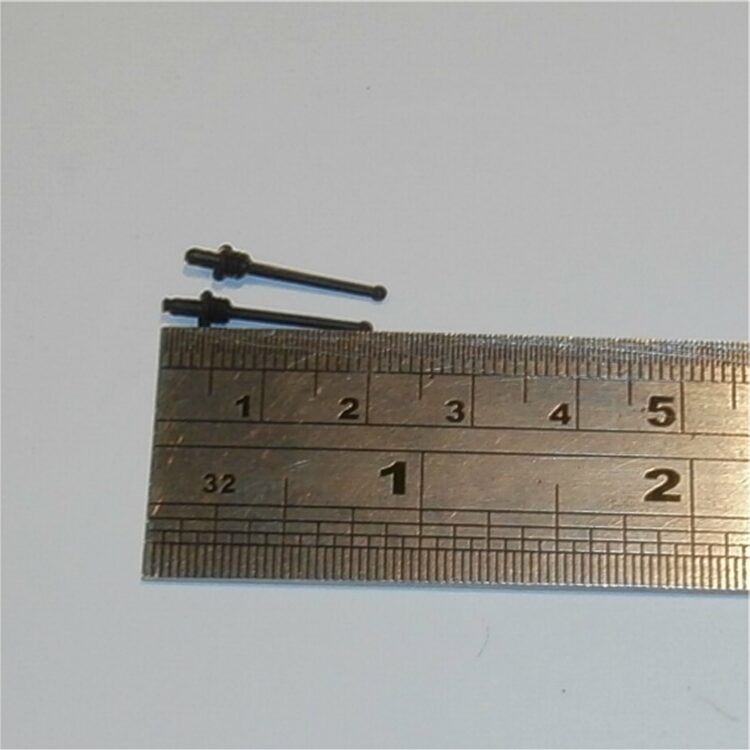 Scale Aerials 1:43 Pair of Short Black Antennas