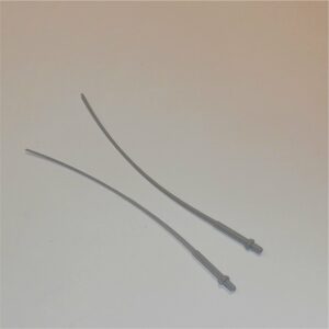 Scale Aerials 1:43 Pair of Whip Light Grey Antennas