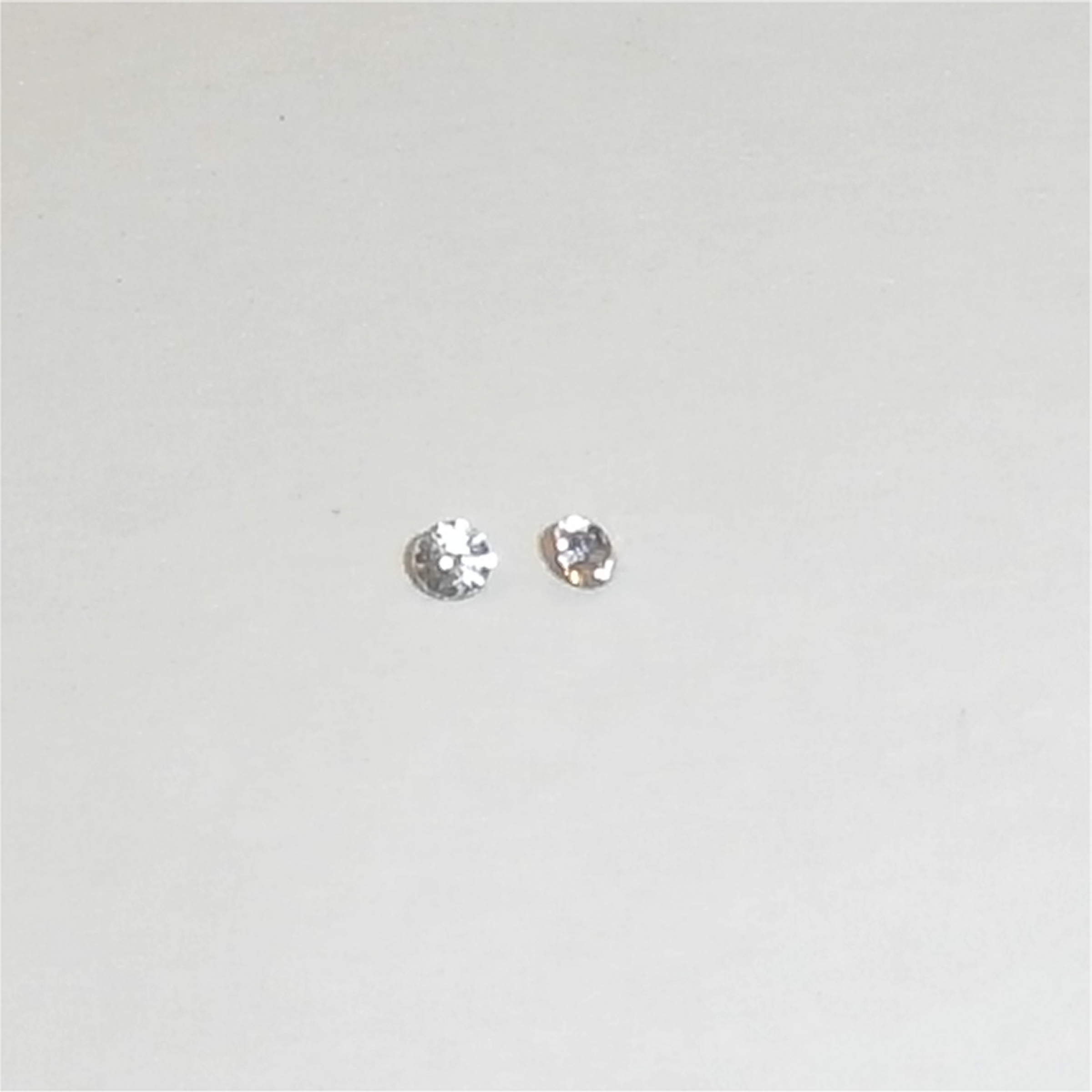 Toy Car Head Light Jewels Pair White 2mm Suit Most Brands