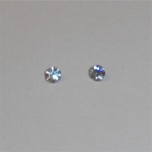 Toy Car Head Light Jewels Pair White 4mm Suit Most Brands