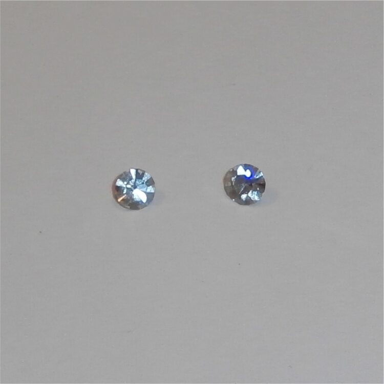 Toy Car Head Light Jewels Pair White 4mm Suit Most Brands