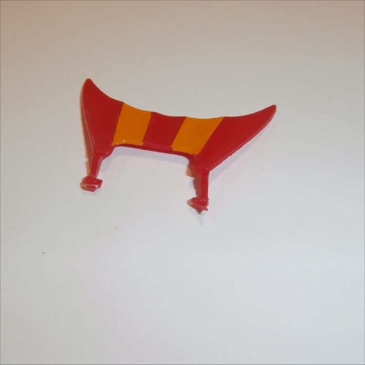 Corgi Toys 266 Chitty Chitty Bang Bang Rear Wing Fan Red Yellow