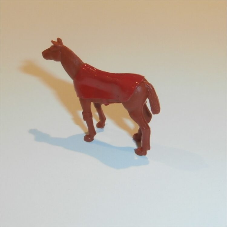 Corgi Toys 101 102 1104 Horse Box Pony Trailer Brown Horse Red Coat