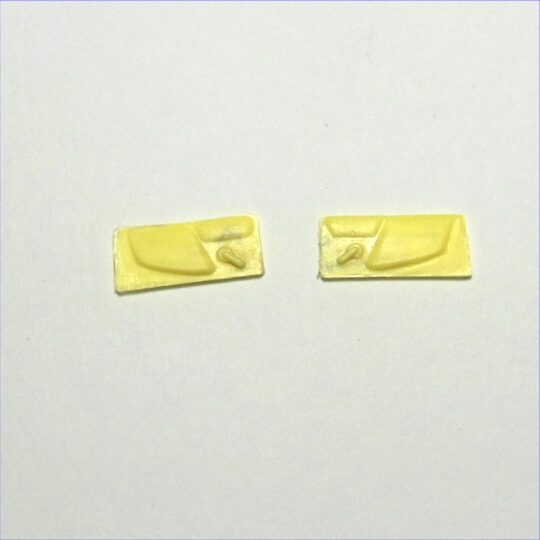 Corgi Toys 259 Citroen Le Dandy Yellow Door Trims Pair